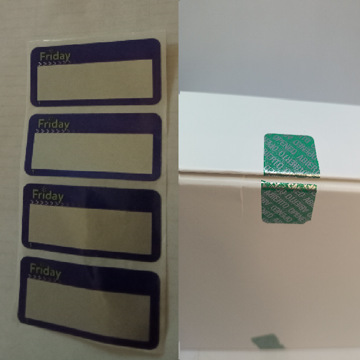 Etiquetas de seguridad