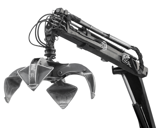 New Claw Crane — Gympie, QLD — Cooloola Scrap Metal
