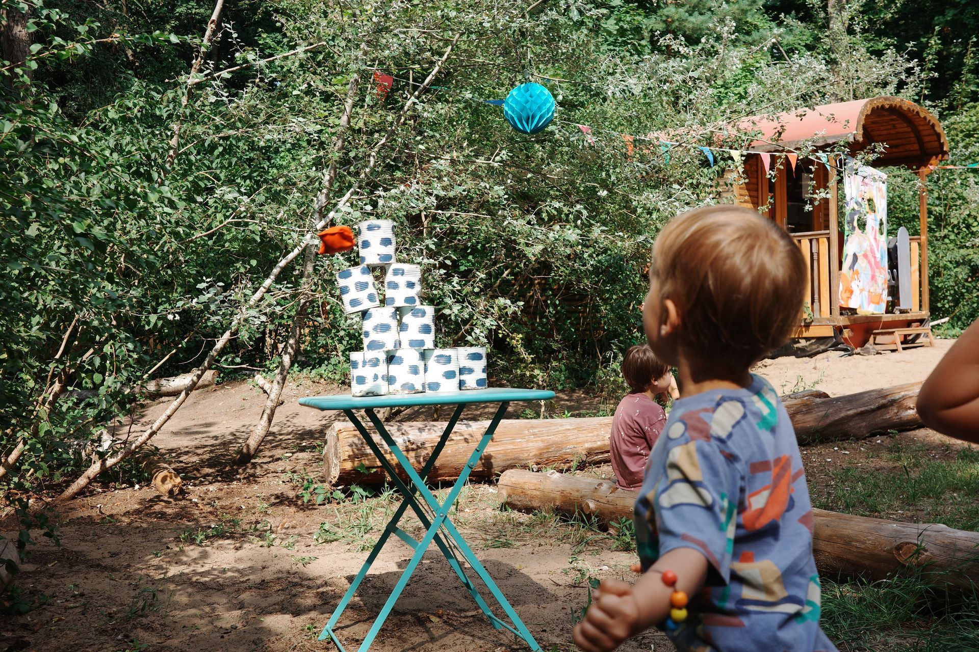 Kinderladen Waldgarten Dosenwerfen