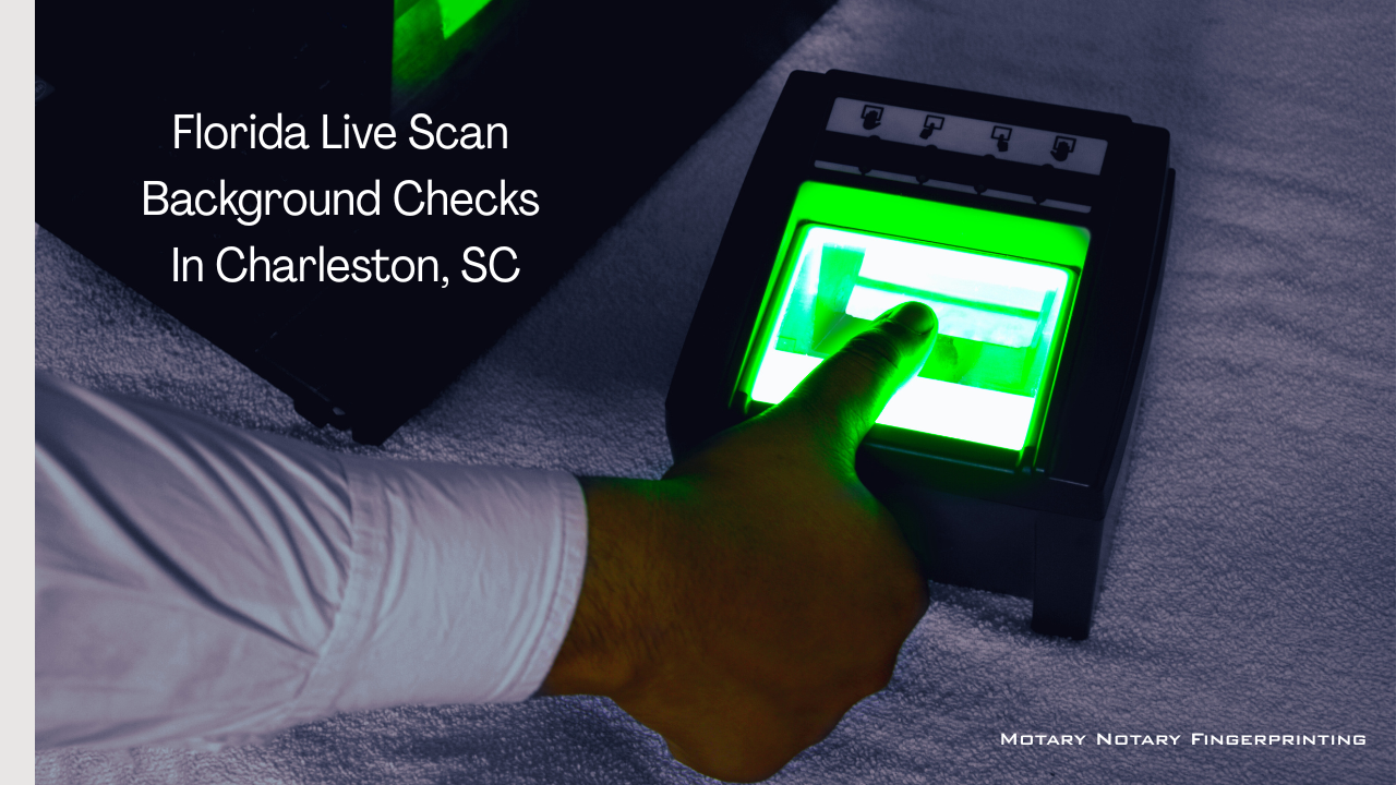 Florida live scan background checks in charleston sc
