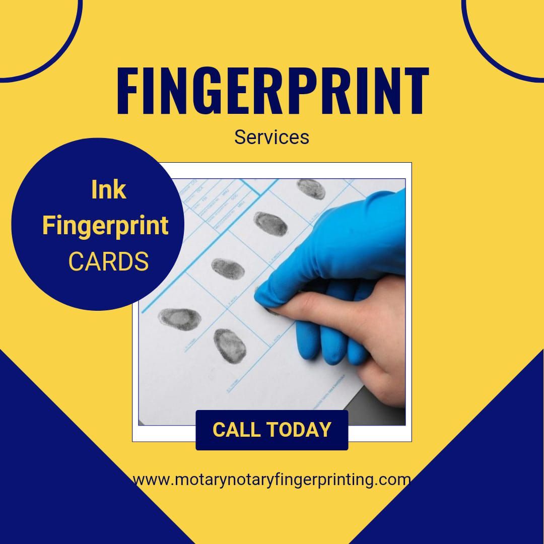 Fingerprint Services Of TRS Support| North Charleston, SC | TRS Support