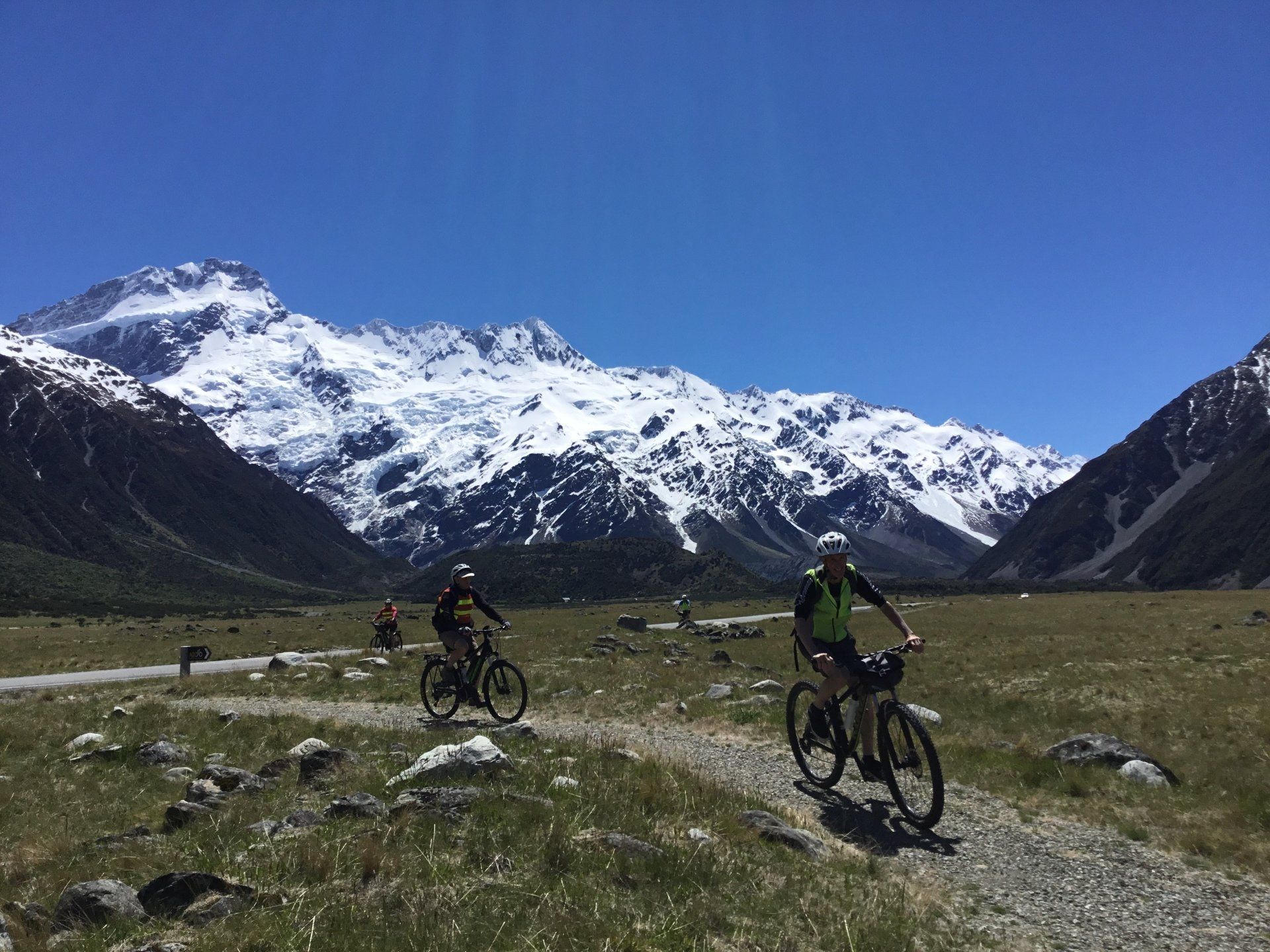 Riding the A2O in the Mt Cook National Park