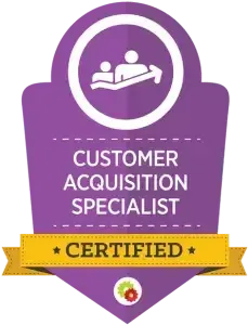 Digital Marketer Customer acquisition specialist certification. (see the picture)