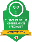 Digital Marketer Customer Value optimisation specialist certification. (see the picture)