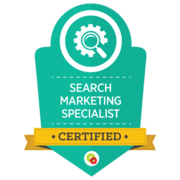 Digital Marketer Search Marketing Specialist certification. (see the picture)