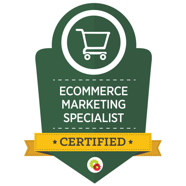 Digital Marketer E-commerce marketing Specialist certification. (See the picture)