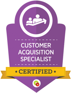 Digital Marketer Customer acquisition specialist certification. (see the picture)