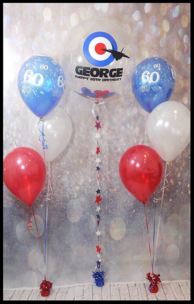 60th party balloons