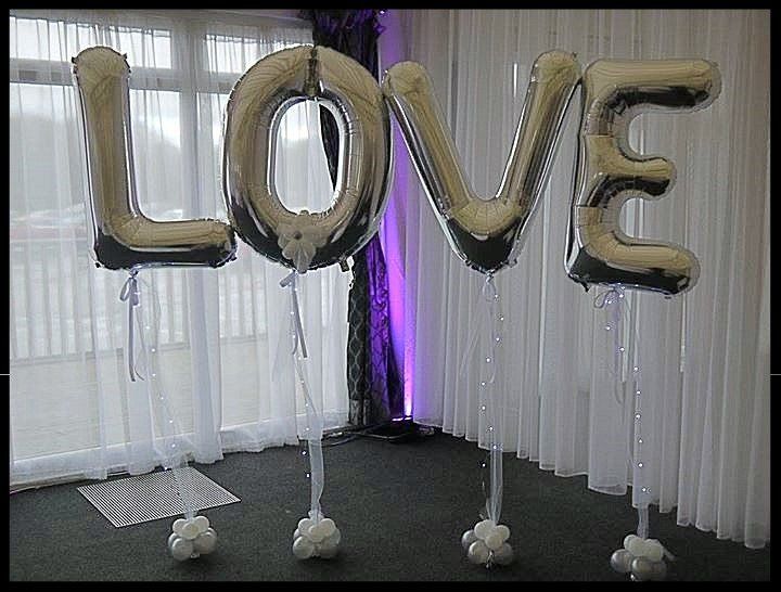 love letters balloons