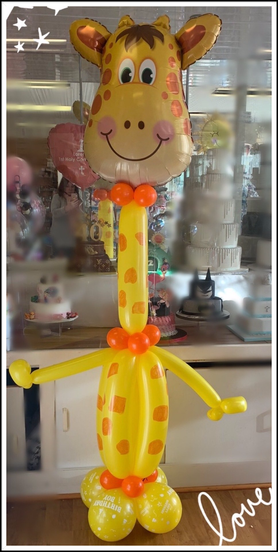 giraffe balloon
