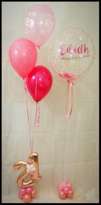 rose gold party balloons