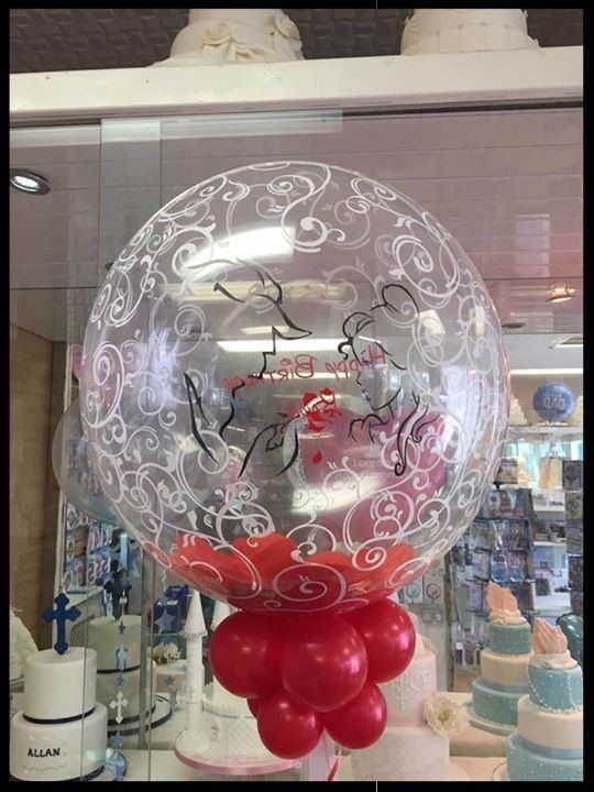 beauty and the beast Valentine balloon