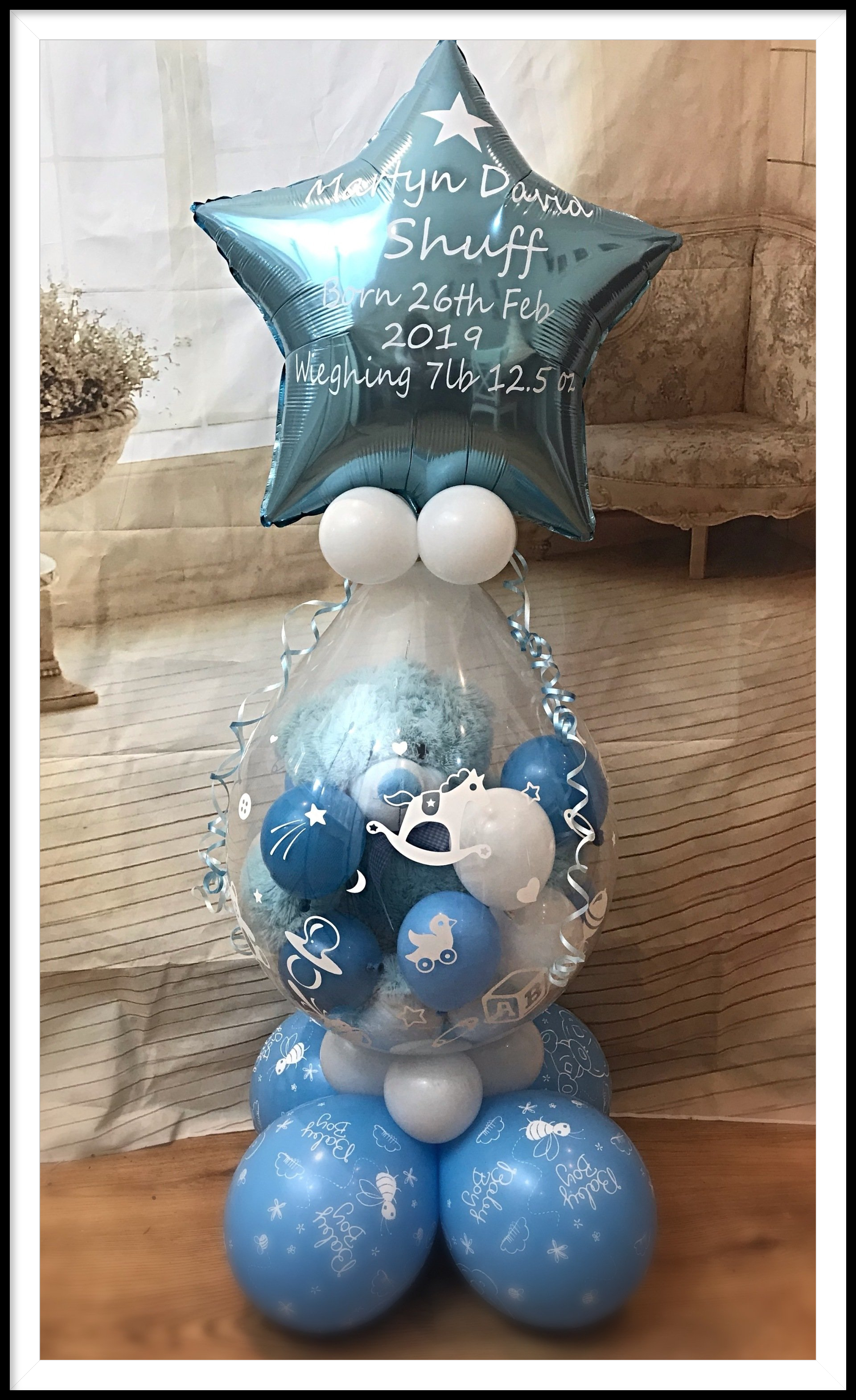 New baby gift balloon