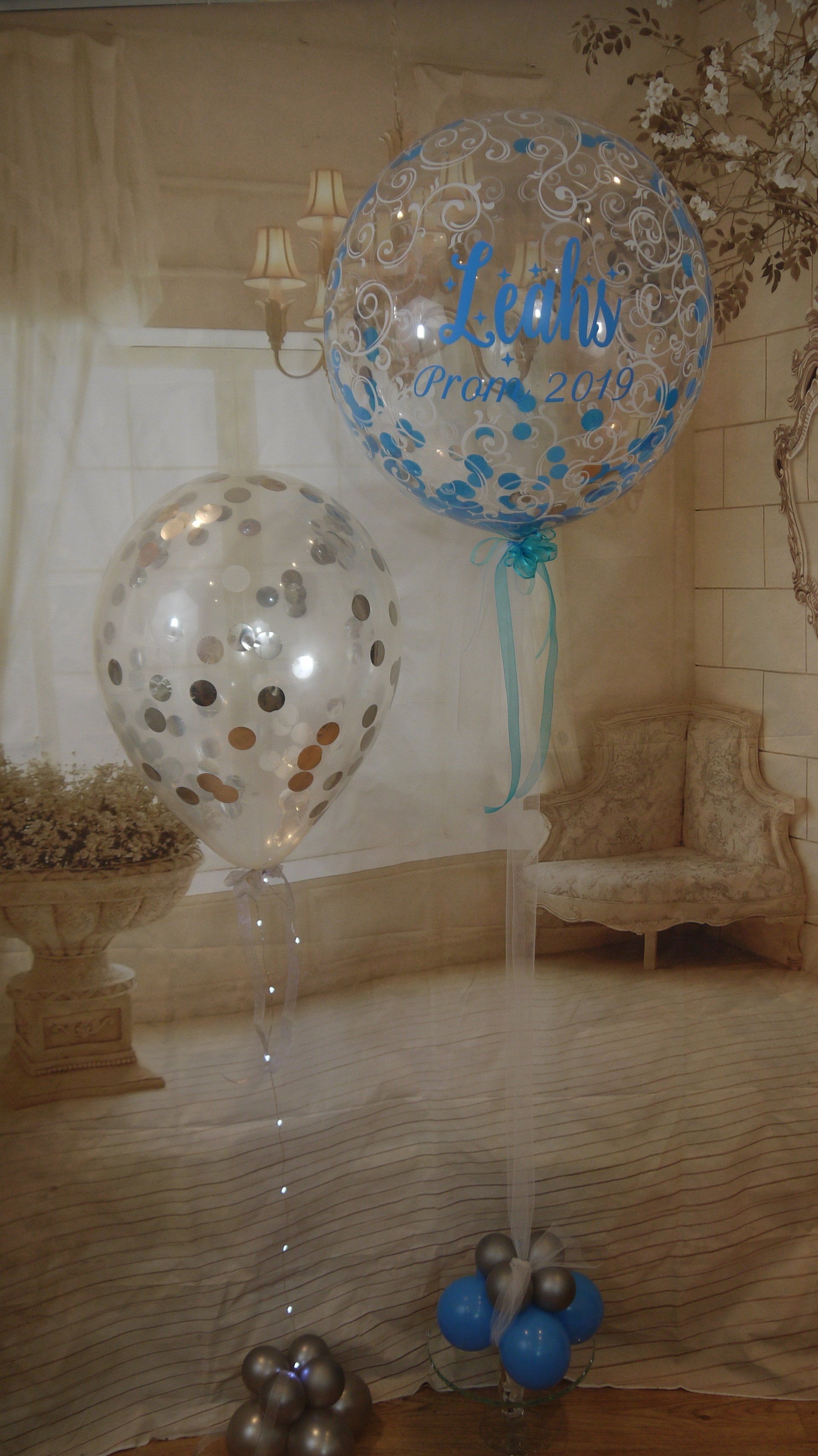 confetti prom balloons