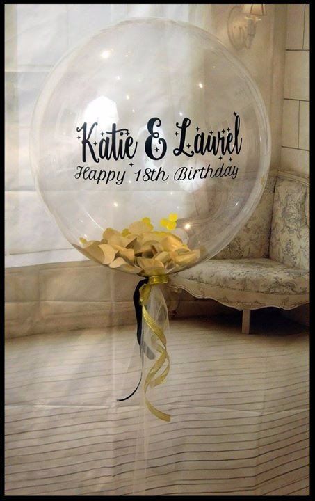 gold and black balloons