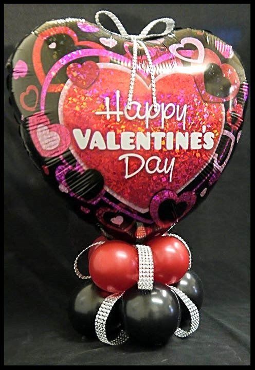 Valentines table top balloon