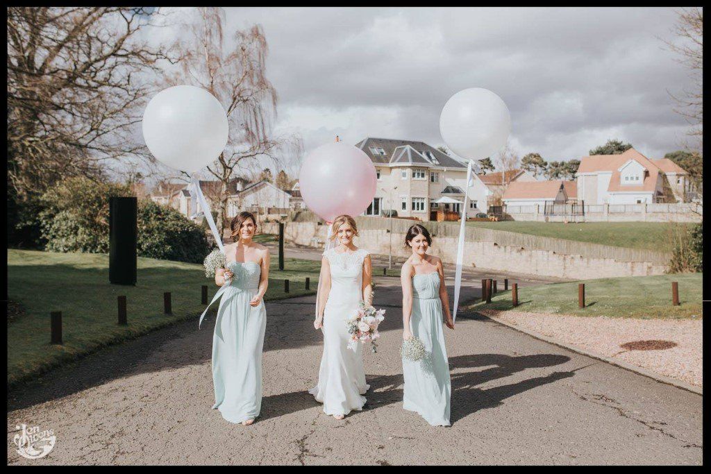 bridesmaid balloons