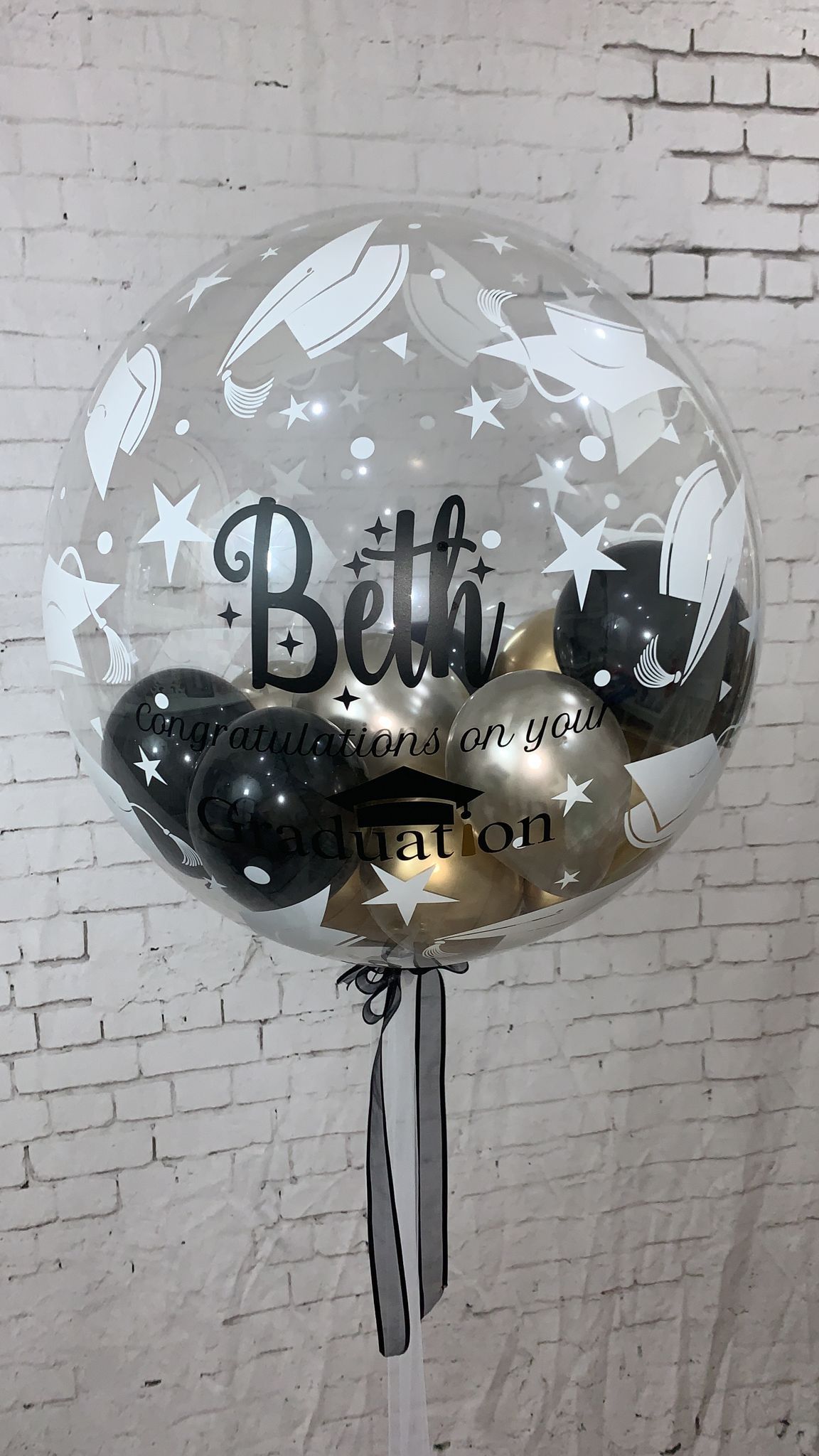 Graduation personalised balloon