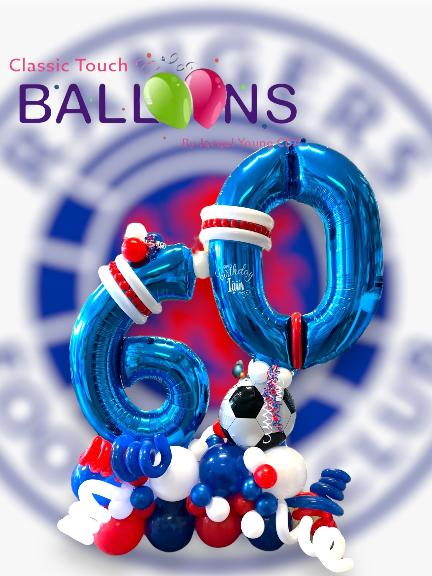 Rangers theme birthday number