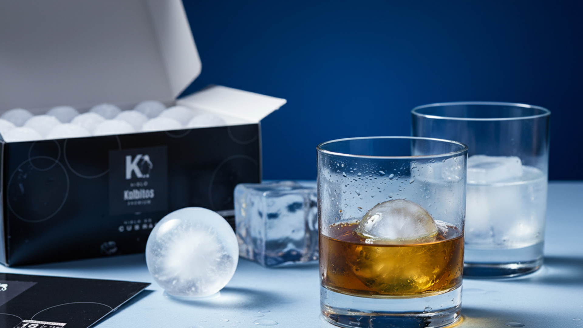 Hielo premium: hielo en esfera, hielo en cubo, hielo collins