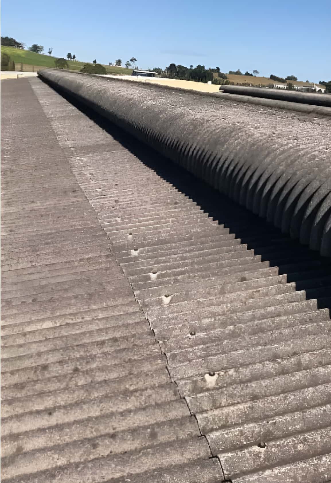 A Close Up Of Asbestos Roof — Kimick Roofing Solutions In Wyong, NSW