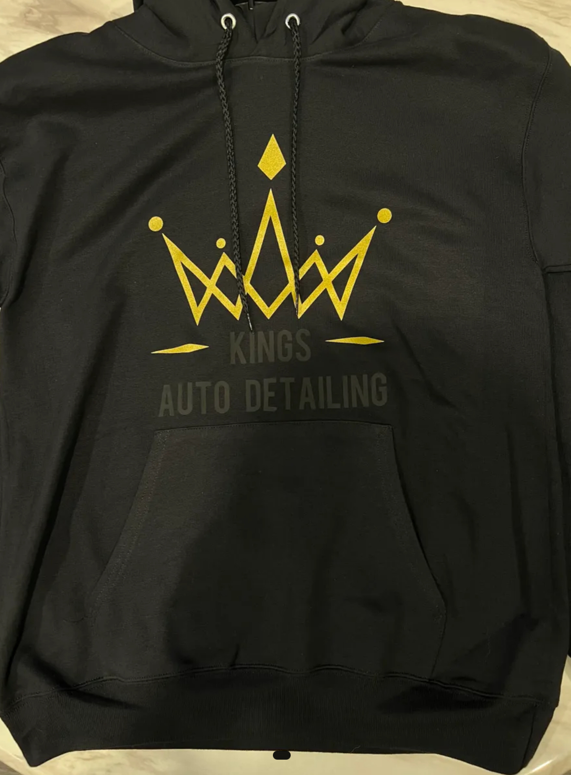 Kings Auto Detailing Black Logo Hoodie