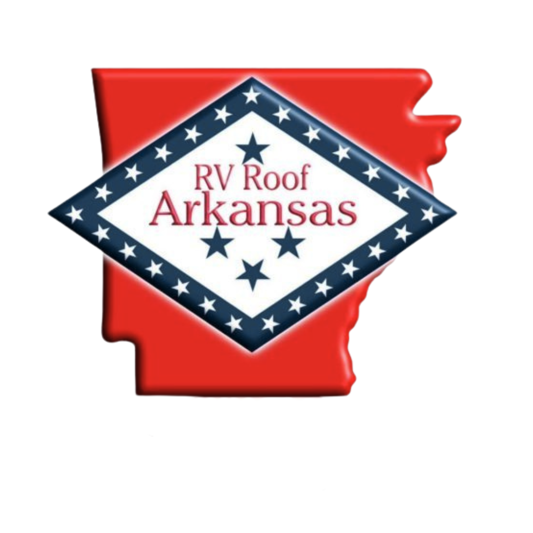Logo: Arkansas outline with a diamond-shaped emblem; 