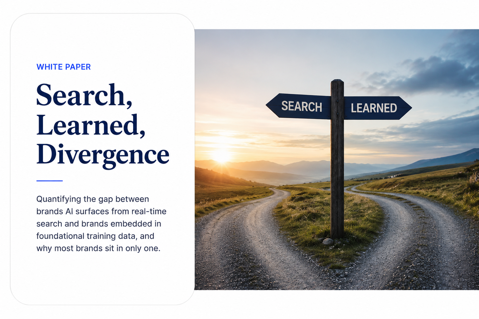 The Search vs Learned Divergence white paper from the ARDI Research Center