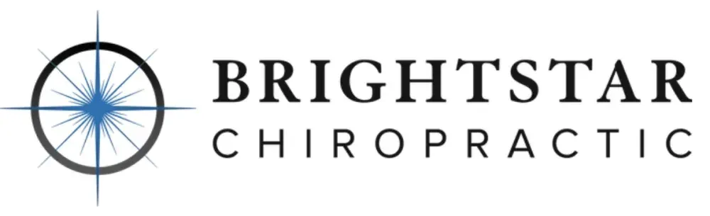 Brightstar Chiropractic logo with a starburst icon and the words