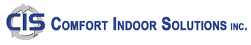 CIS Comfort Indoor Solutions Inc. logo with blue and gray text and a stylized “CIS” emblem