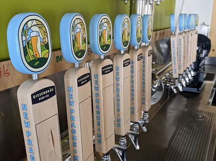 Seasonal pour at Giesenbräu