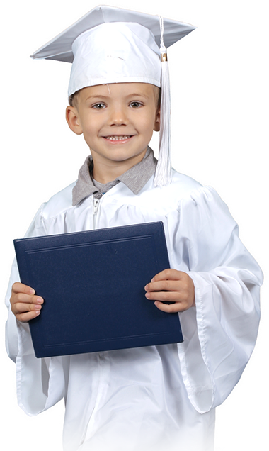 Preschool/Kindergarten Graduation Package (Cap, Gown, Stole, Diploma Paper,  and Souvenirs) - GraduatePro