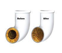Elbow Pipe Before and After — Royal Oak, Michigan — Nelson Brothers