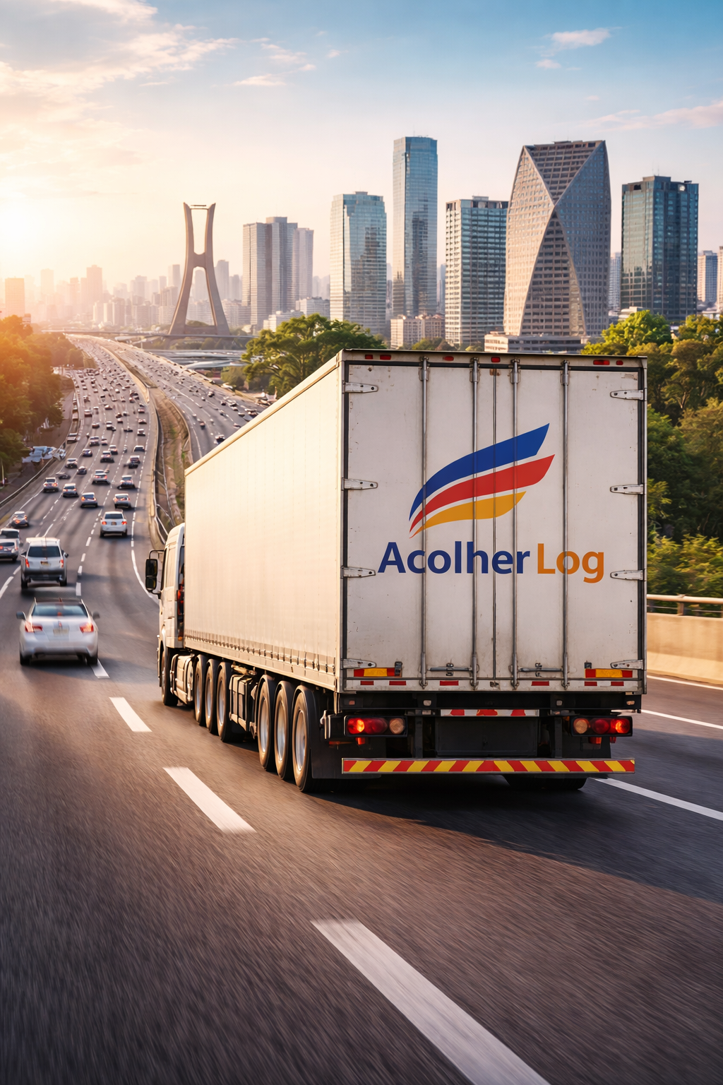 transportadora para empresas realizando entrega