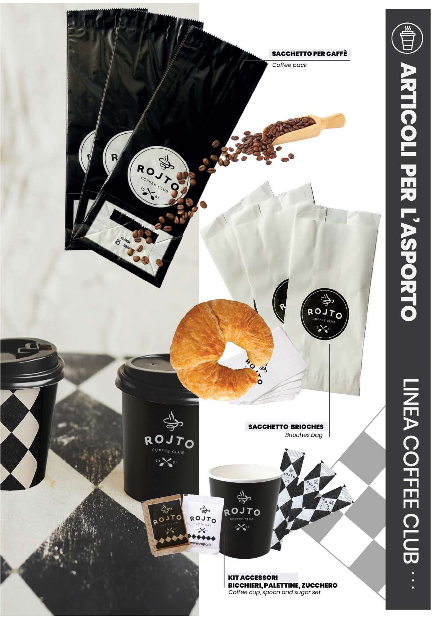 Linea Coffee Club - articoli asporto