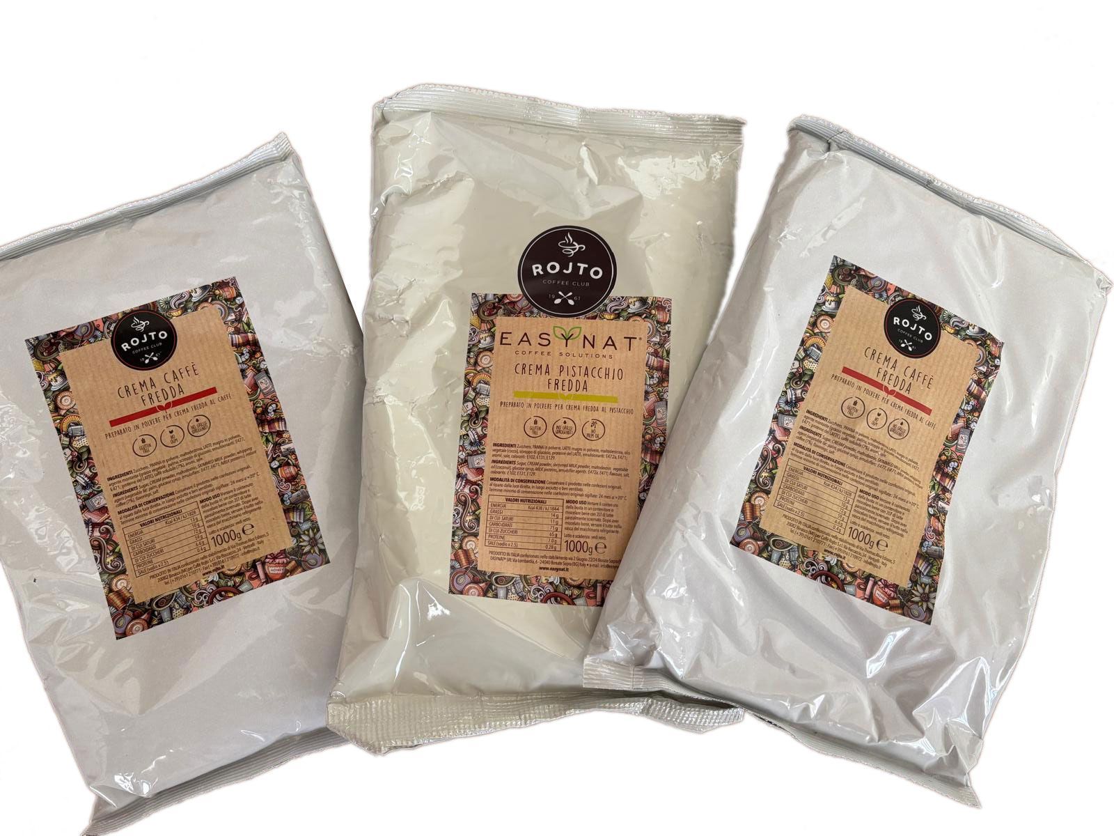 Crema Caffè e Crema Pistacchio