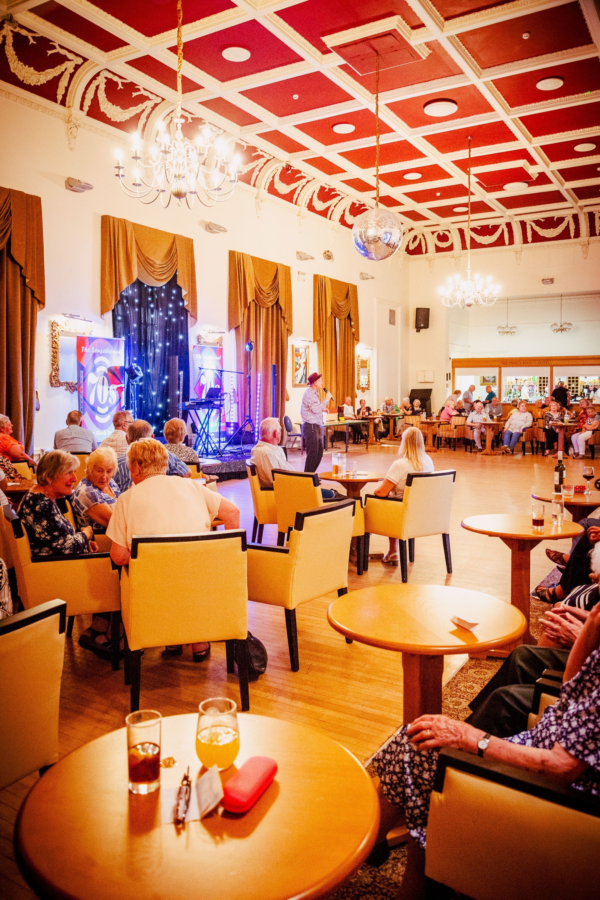 The Ballroom and Bar at the Hotel Prince Regent
