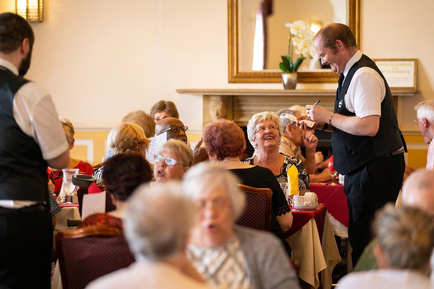 The restaurant at the Hotel Prince Regent