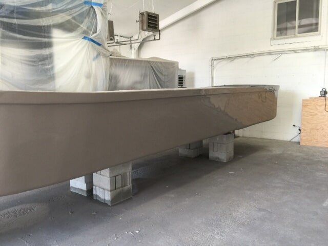 New Marine Boat Being Assembled — Lancaster, PA — Marine Plus LLC