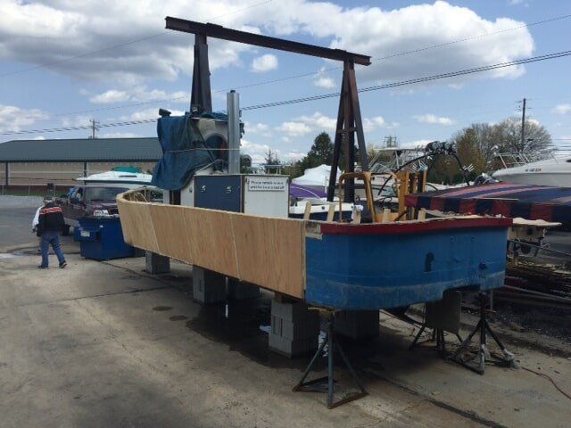 Assembling New Marine Boat — Lancaster, PA — Marine Plus LLC