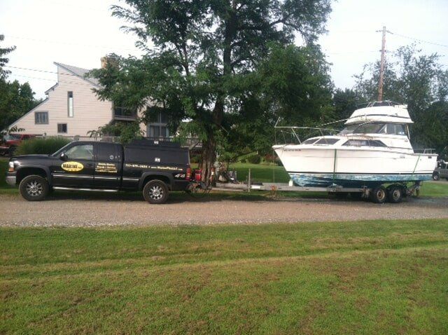 Pulling a Marine Boat — Lancaster, PA — Marine Plus LLC