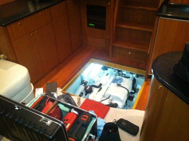 Inside Marine Boat — Lancaster, PA — Marine Plus LLC