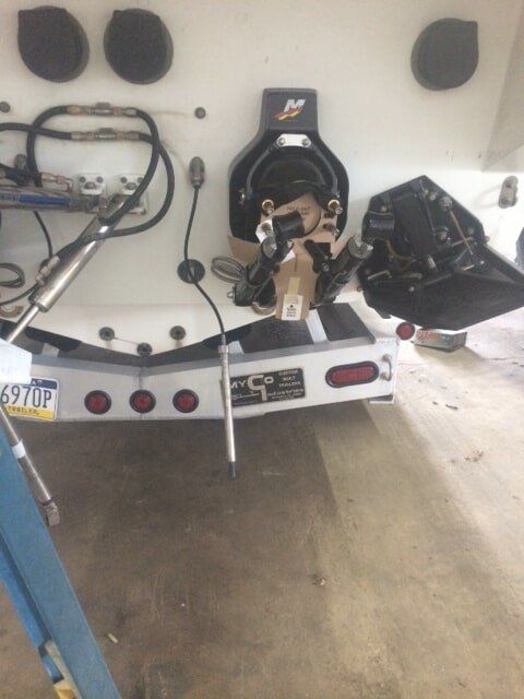 Installing Equipment on Marine Boat — Lancaster, PA — Marine Plus LLC