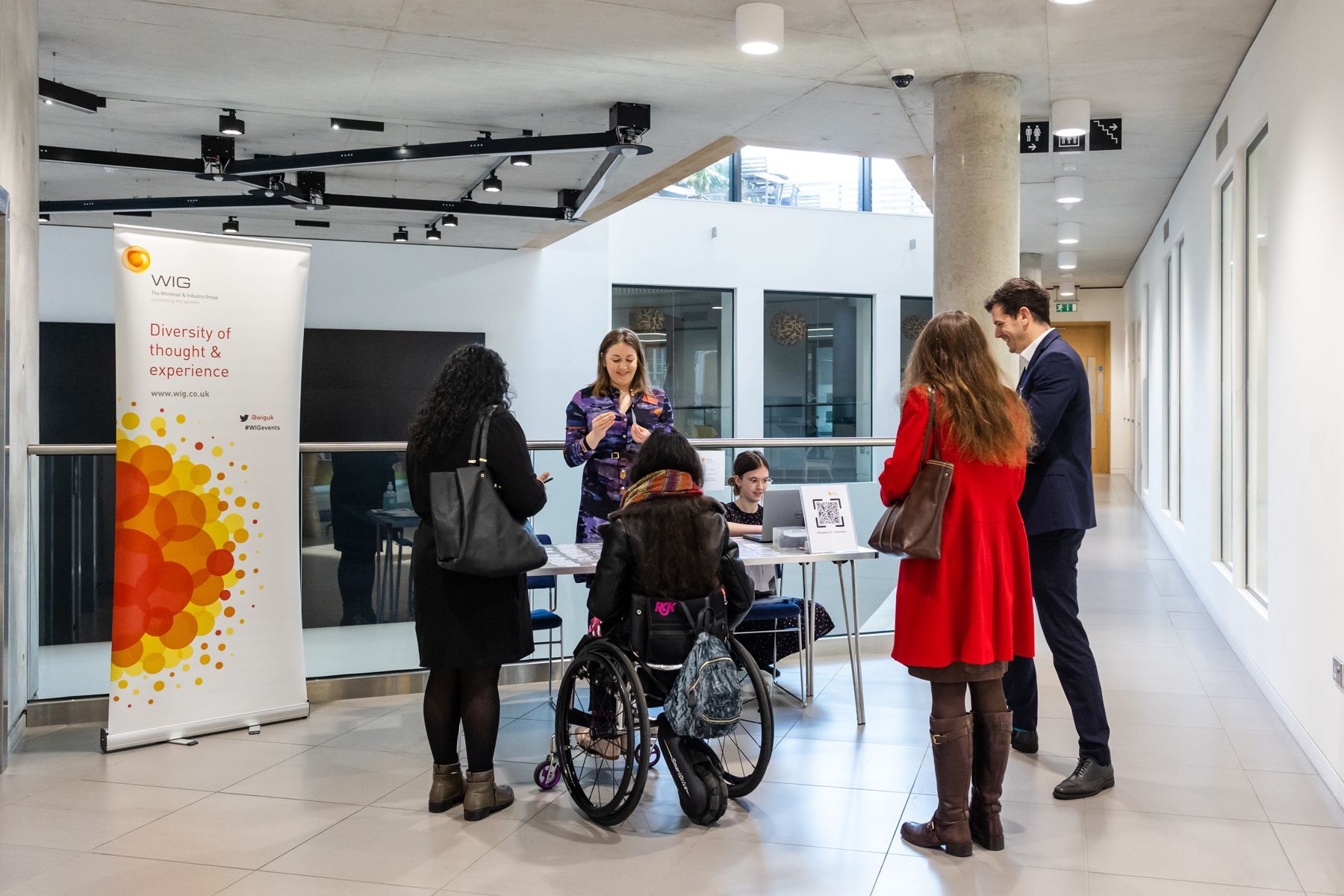 Event photography Berkshire, enrolment desk