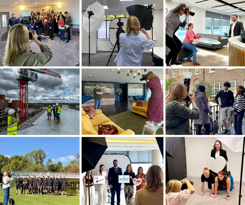 Professional photographer Reading, collage of photos