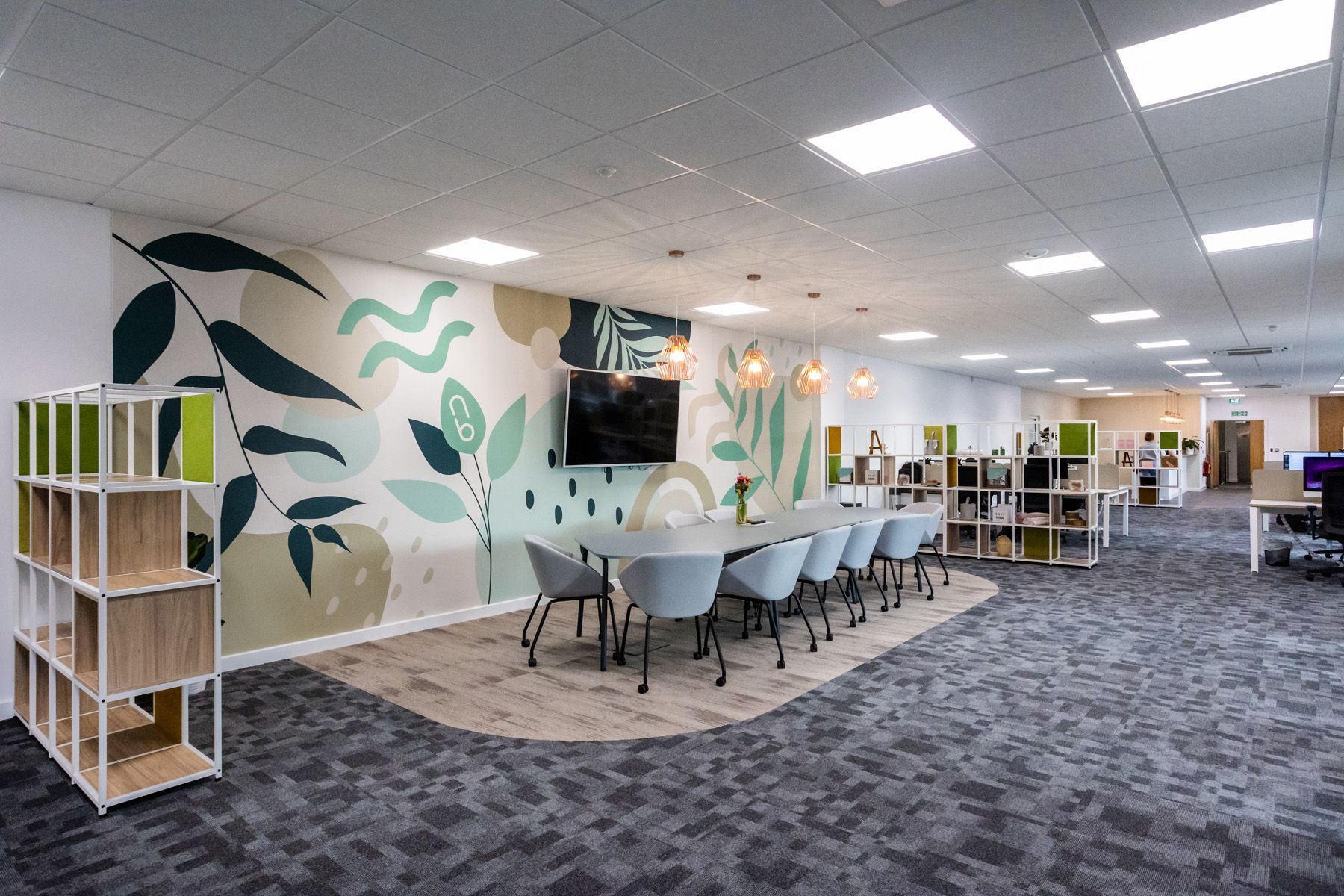property photography berkshire, open plan office
