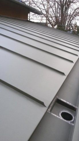copertura in zinco titanio VM Zinc con doppia aggraffatura