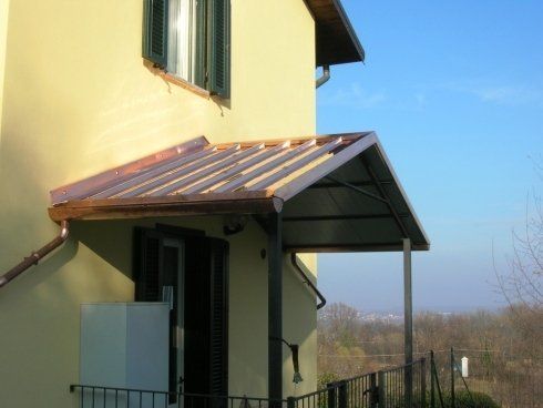copertura in pannelli precoibentati in rame