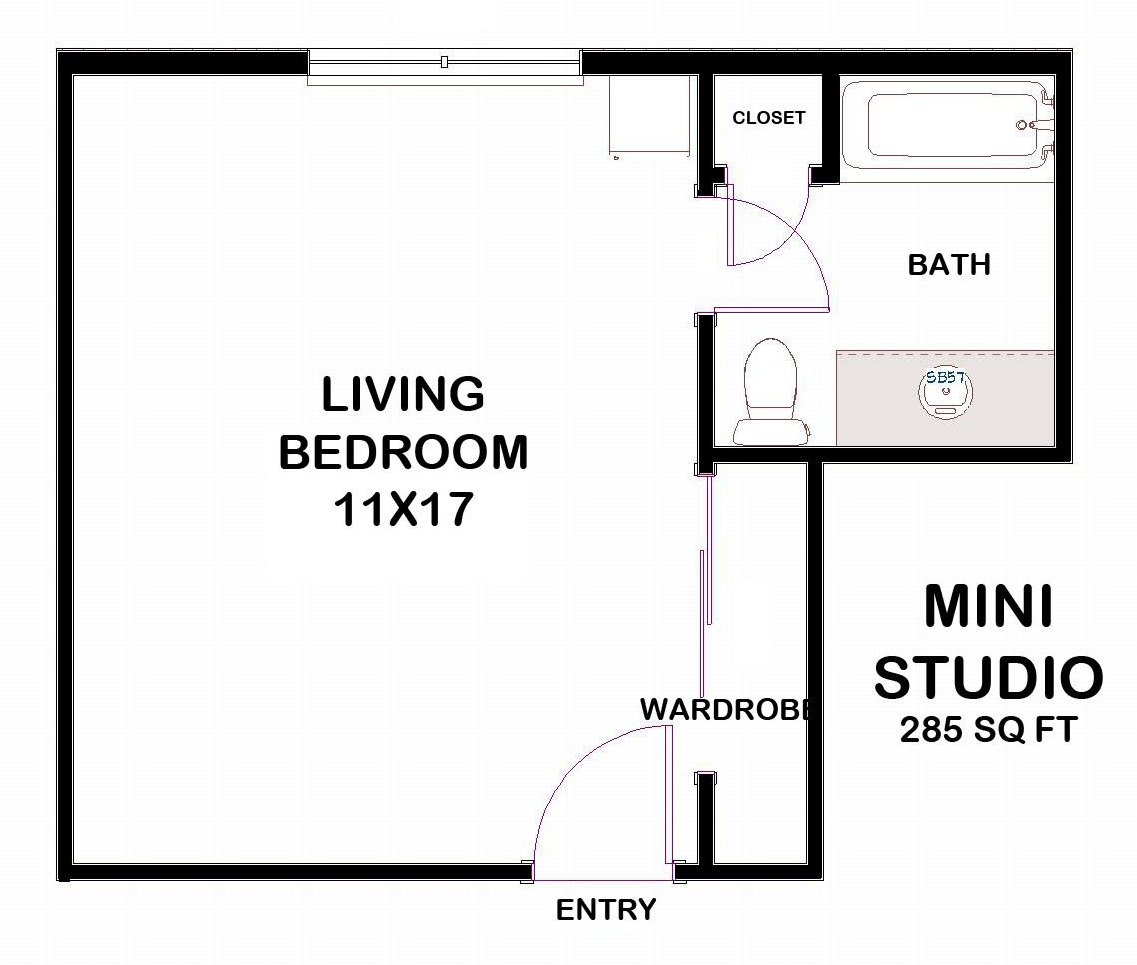 Mini Studio Floor plan