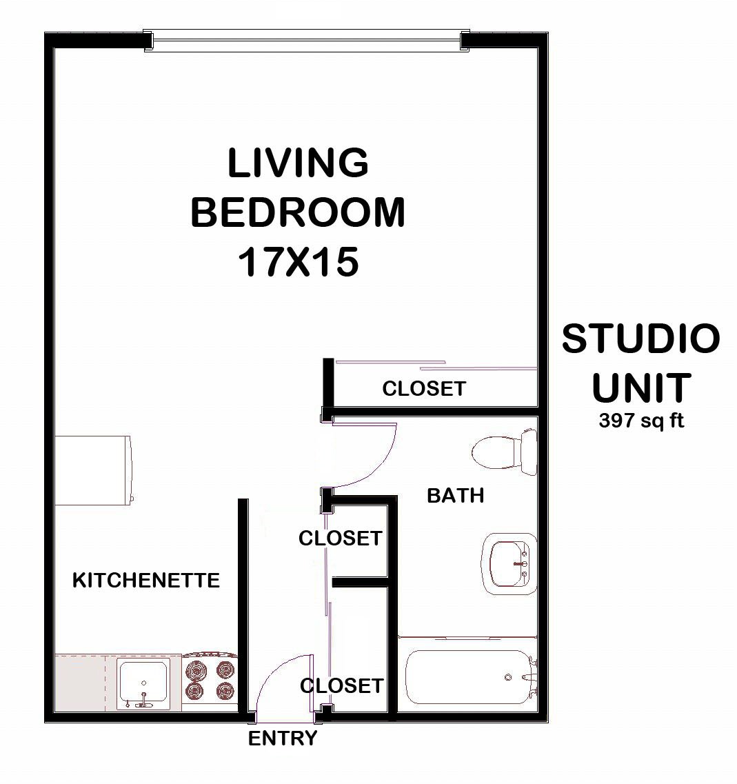 Studio Floor Plan